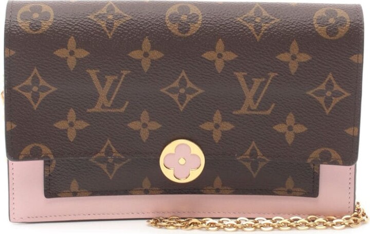 Louis Vuitton 2019 Pre-owned Flore Wallet-On-Chain - Brown