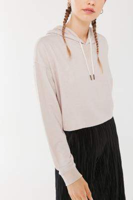 Out From Under Charli Cosy Hoodie - beige XS at Urban Outfitters