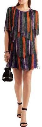 Missoni Metallic Jacquard-Knit Mini Dress