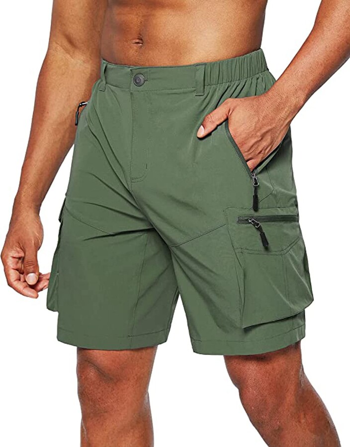 511 Tactical Shorts Men's Black Cargo Shorts Men Elastic Waistband