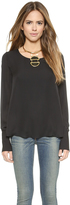 Thumbnail for your product : Rory Beca Sommer Long Sleeve Open Back Blouse