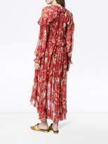 Thumbnail for your product : Zimmermann Corsair Iris Cape Dress