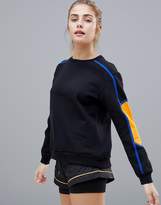 Thumbnail for your product : South Beach Stripe Sleeve Sweatshirt