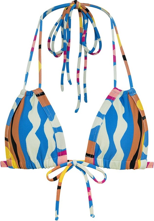 PQ Swim Isla Tri Rainbow Bikini Top - ShopStyle