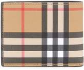Thumbnail for your product : Burberry checked print foldable wallet