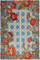 Thumbnail for your product : Mackenzie Childs MacKenzie-Childs Blue Morning Glory Indoor/Outdoor Runner, 2'8" x 8'