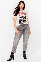 Thumbnail for your product : Nasty Gal Womens The Beatles Plus Graphic Tee - Beige - 18-20