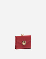 Thumbnail for your product : Dolce & Gabbana French Flap Devotion Wallet In Calfskin