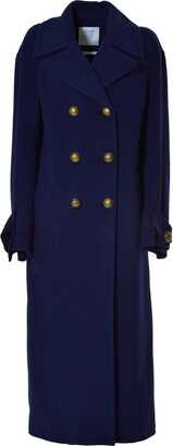 Sportmax Double Breasted Long Sleeved Coat