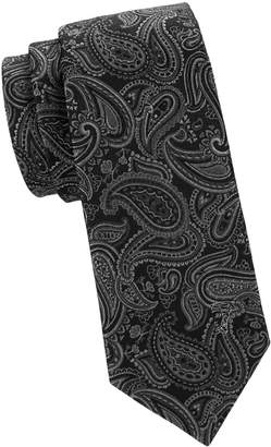 Versace Textured Paisley Silk Tie