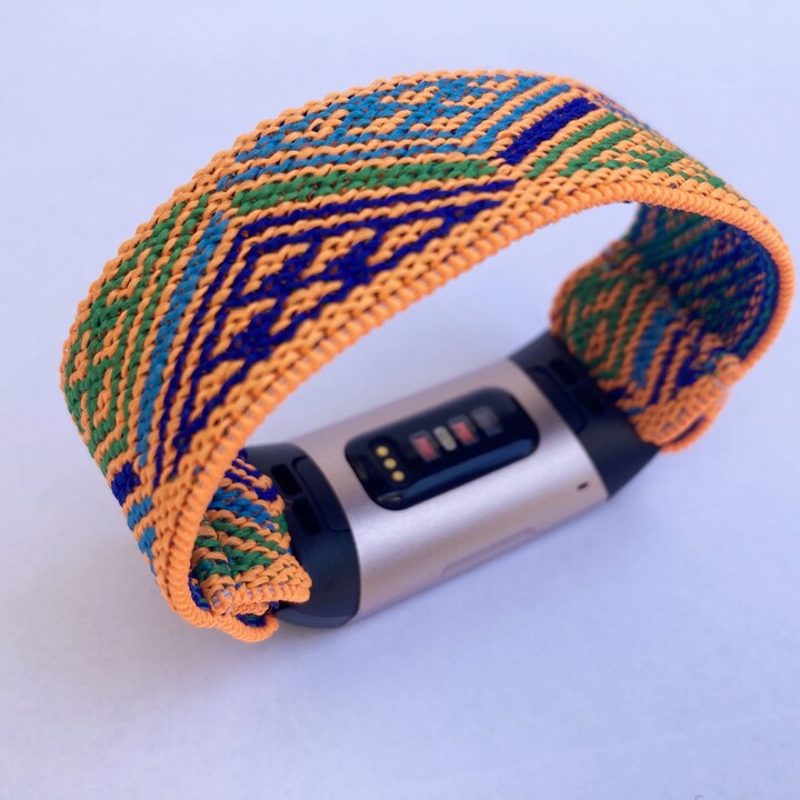 Fitbit Charge6/5 4 /3 2 Bands Handmade Customized Boho Hippie Style New Pattern Elastic Watch Band
