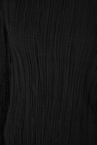 Thumbnail for your product : McQ Striae Plissé-crepe Midi Dress - Black