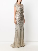 Thumbnail for your product : Jenny Packham Tupelo sequin-embellished gown