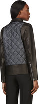 Thumbnail for your product : Maison Margiela Black Quilted Biker Jacket