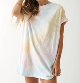 Thumbnail for your product : Electric & Rose Billie Tee Dress in Luna/Blush/Lemon