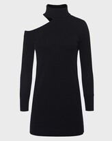 Thumbnail for your product : L'Agence Amberli Cut-Out Mini Sweater Dress