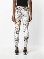 Thumbnail for your product : MM6 MAISON MARGIELA floral embroidered leggings