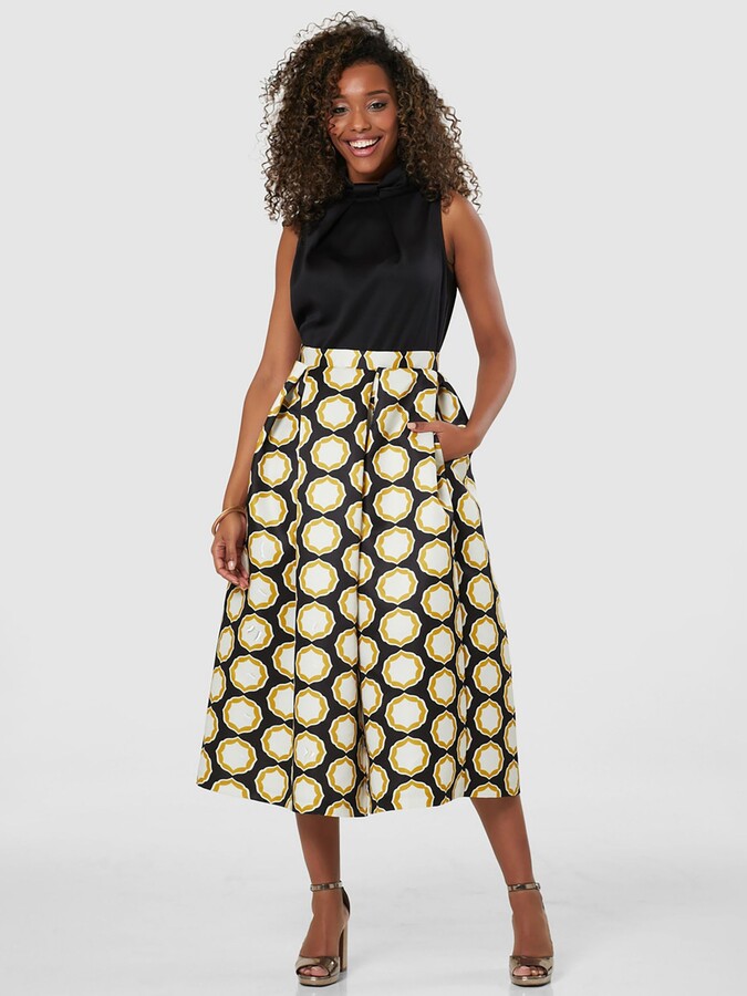 Full Skirt Midi Dress | ShopStyle UK