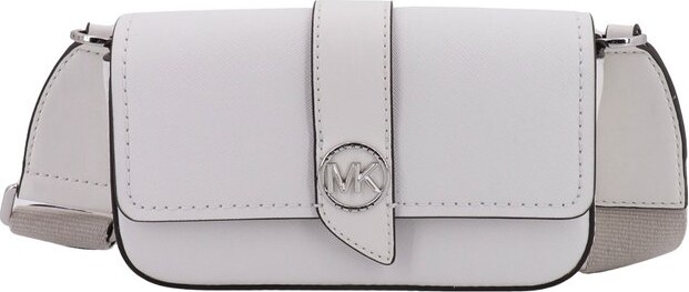 Michael Kors Greenwich Shoulder Bag Optic White Colour: Optic White