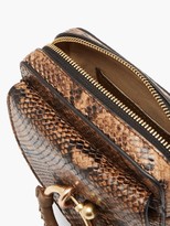 Thumbnail for your product : See by Chloe Joan Square Python-effect Leather Cross-body Bag - Python