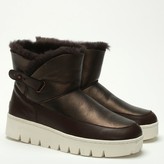 Thumbnail for your product : Australia Luxe Collective Cameron Bronze Double Faced Sheepskin Chunky Ankle Boots
