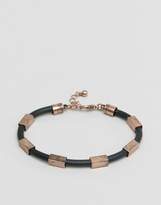 Thumbnail for your product : ASOS Bracelet With Contrast Copper Finish