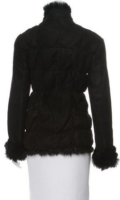 Joseph Quilted Shearling Jacket