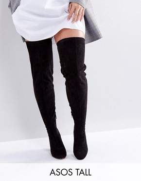 ASOS Tall KATCHER Wide Fit Tall Over The Knee Boots
