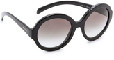 Thumbnail for your product : Prada Rounded Sunglasses
