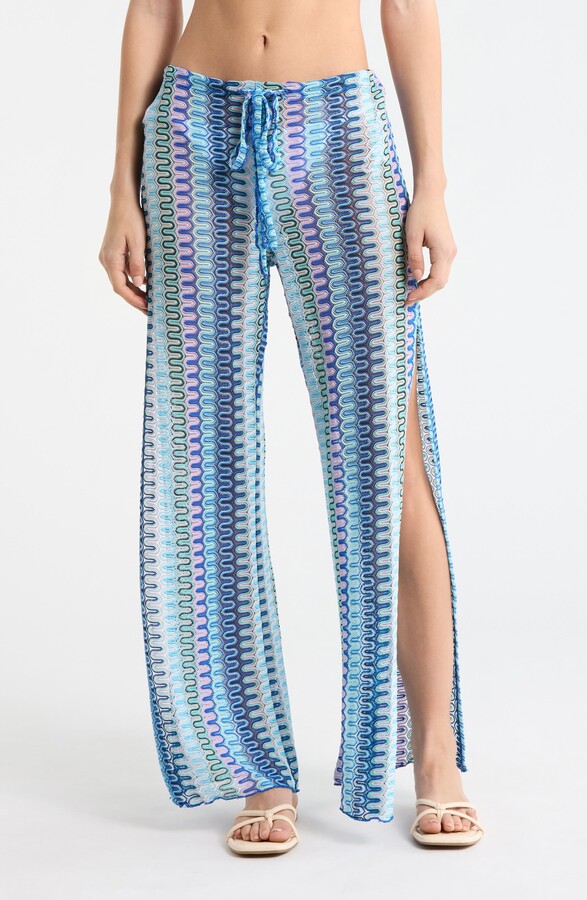 Becca Tivoli Metallic Cover-Up Pants