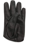 Thumbnail for your product : Carolina Amato Short Leather Gloves