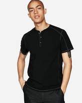 Thumbnail for your product : Express Moisture-Wicking Seamed Signature Henley