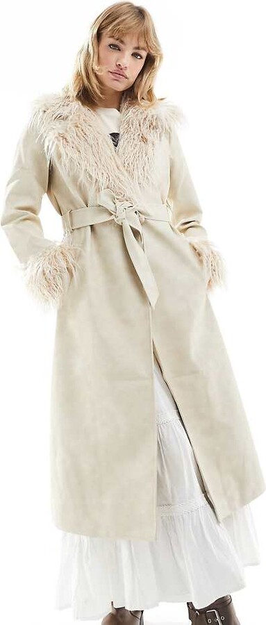 Women's Fur Shearling Coats ShopStyle UK