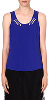 Thumbnail for your product : Warehouse Lattice-detail sleeveless top