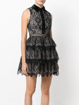 Thumbnail for your product : Alice + Olivia lace detail fitted dress