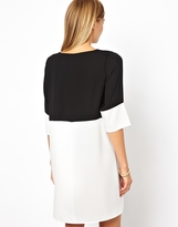 Thumbnail for your product : Love Shift Dress in Colour Block with Sleeve