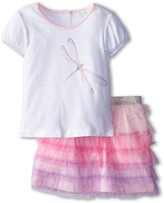 Thumbnail for your product : Le Top Dragonfly Dreams Shirt and Skirt/Shorts with Tiered Tulle Ruffles Dragonfly (Toddler/Little Kids)