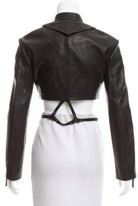Alexander Wang Cropped Leather Jacket w/ Tags