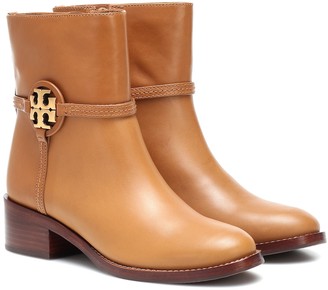 tory burch leather ankle boots