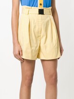 Thumbnail for your product : No.21 Paperbag Waist Gingham Shorts