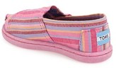 Thumbnail for your product : Toms 'Classic - Tiny' Slip-On (Baby, Walker & Toddler)