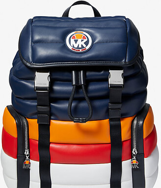 Michael Kors Hudson Logo Backpack - Blue