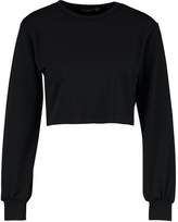 Thumbnail for your product : boohoo Petite Raw Hem Sweat Top