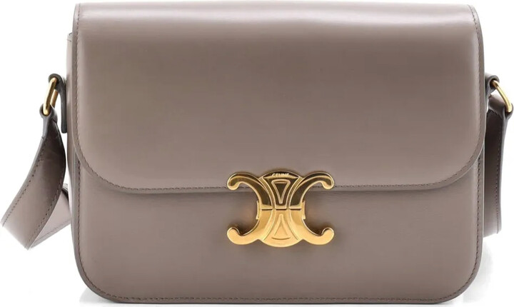 Céline Pre-Owned Triomphe Shoulder Bag Smooth Calfskin Medium crossbody bag