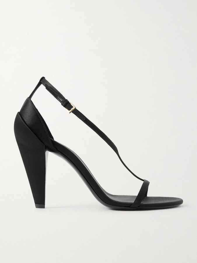 Givenchy Satin Sandals - Black