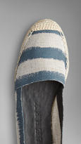 Thumbnail for your product : Burberry Painterly Stripe Espadrilles