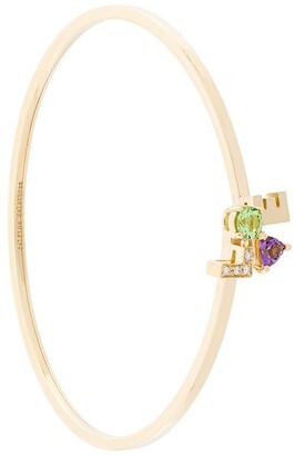Delfina Delettrez 18kt gold and diamond Love bracelet