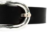 Thumbnail for your product : Werkstatt:Munchen silver curved bar belt