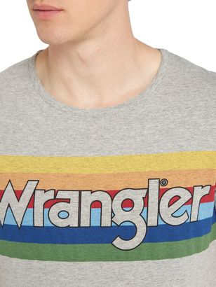 Wrangler Men's Rainbow Logo T-Shirt
