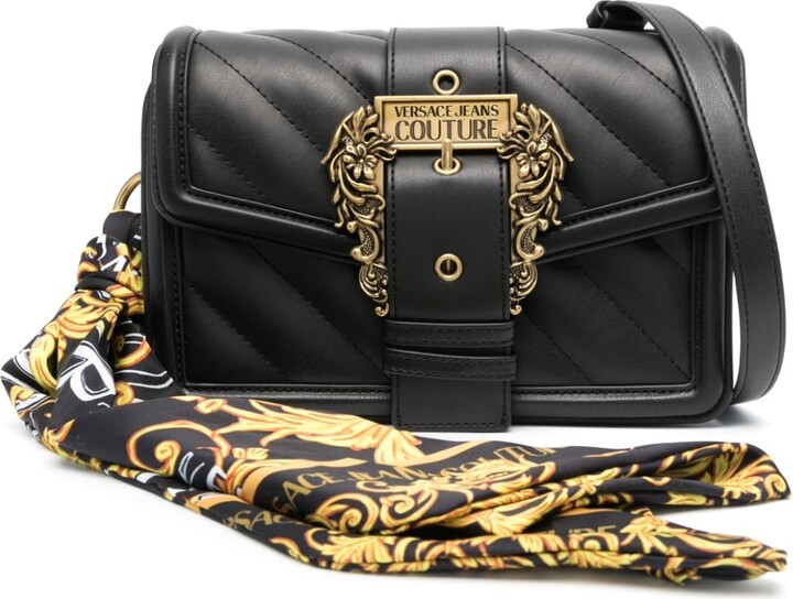 Versace Jeans Couture Scarf-Embellished Crossbody Bag - ShopStyle